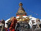 Kathmandu Swayambhunath 13 Swayambhunath Entrance At Top Of Steps 